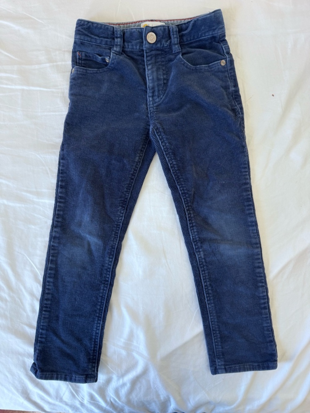 Boden Men's Slim Straight Corduroy Jeans - Deep Navy